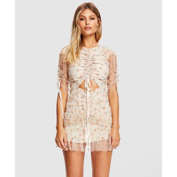 ALICE MCCALL PEACH MOOD FOR LOVE MINI DRESS Size US 2 Brand New - Picture 1 of 16